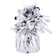 Ballonvægt 1 stk. 12 cm sølv